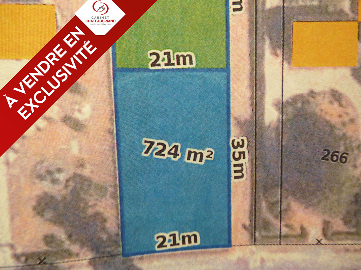 Terrain constructible à vendre La Boussac 724 m2 Terrain constructible à vendre La Boussac 724 m2