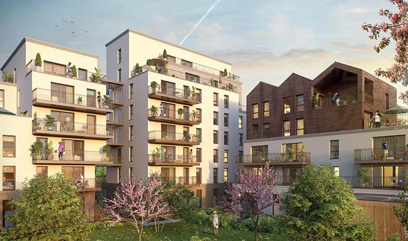 RENNES Rue de Chateaugiron - T2 de 43.07 m² avec balcon et parking RENNES Rue de Chateaugiron - T2 de 43.07 m² avec balcon et parking