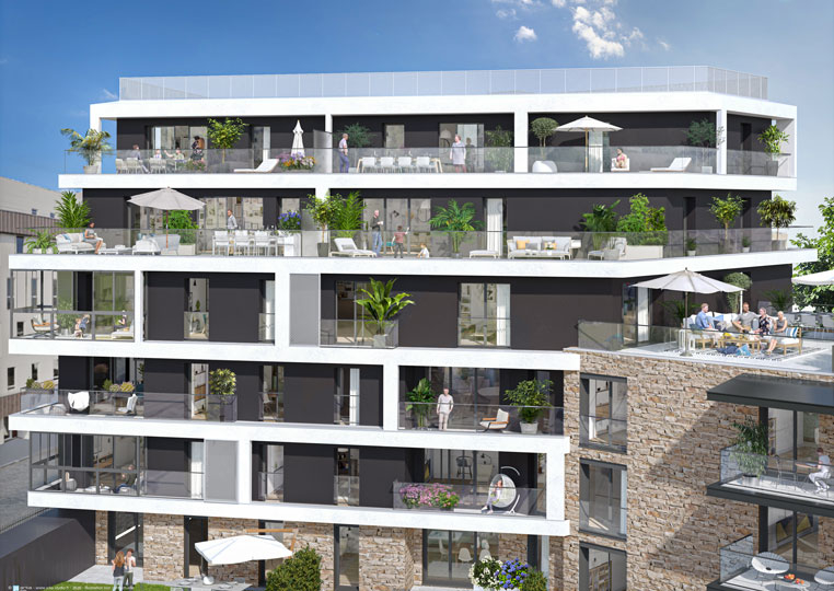 RENNES Anatole France - T5 de 129 m² avec 85 m² de terrasse RENNES Anatole France - T5 de 129 m² avec 85 m² de terrasse