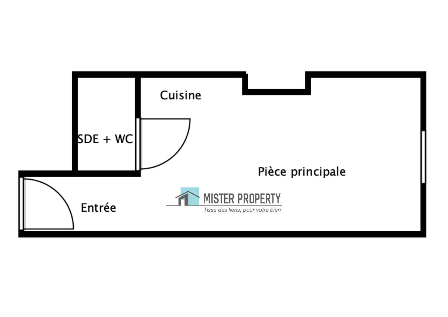 Photo !! Studio rénové - Charme de l'ancien & confort moderne -Paris 11e !! image 4/5