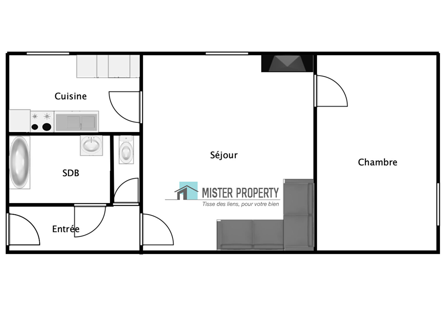 Photo Beau 2 pièces lumineux - Quartier de l'Union, Sartrouville image 5/5