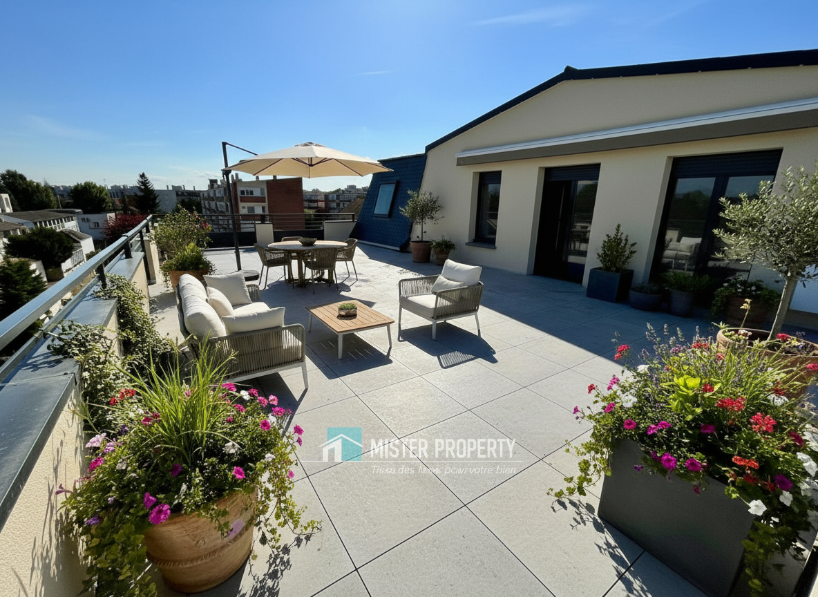 MONTESSON VILLAGE - 3 PIECES + BOX + TERRASSE