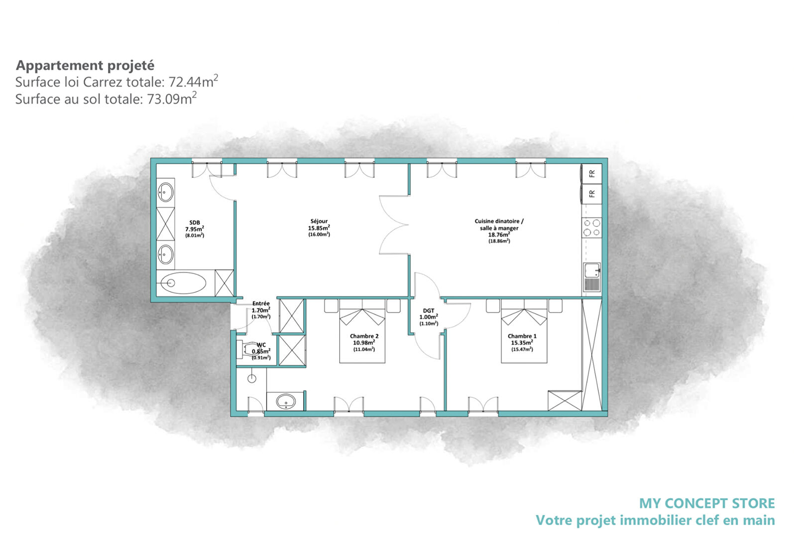 Photo Asnières Gare - Appartement 3 Pièces image 2/6