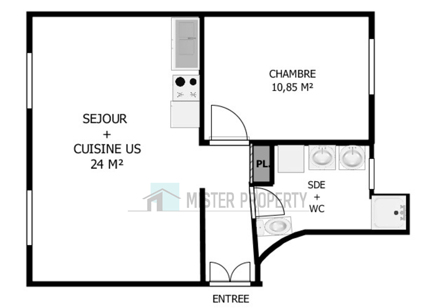 Photo Paris 17e - grand 2 pièces Élégance et Raffinement aux Portes de l'Étoile image 5/5