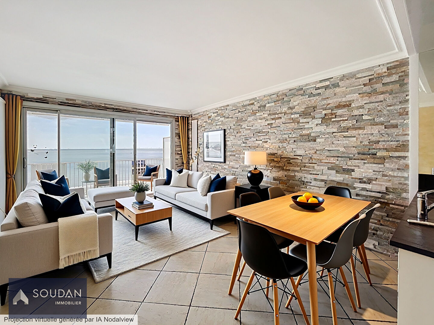 Appartement Type 3 face mer