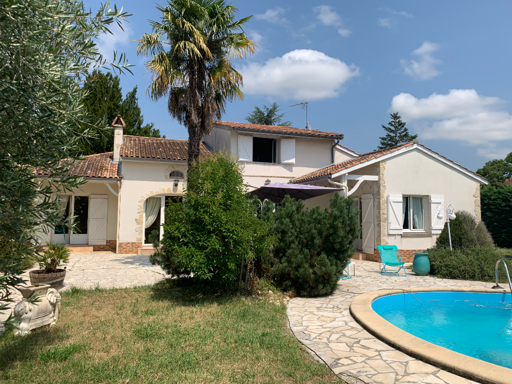 Découvrez et acheter le bien : Villa récente avec piscine à vendre à Villeneuve Sur Lot à ...
