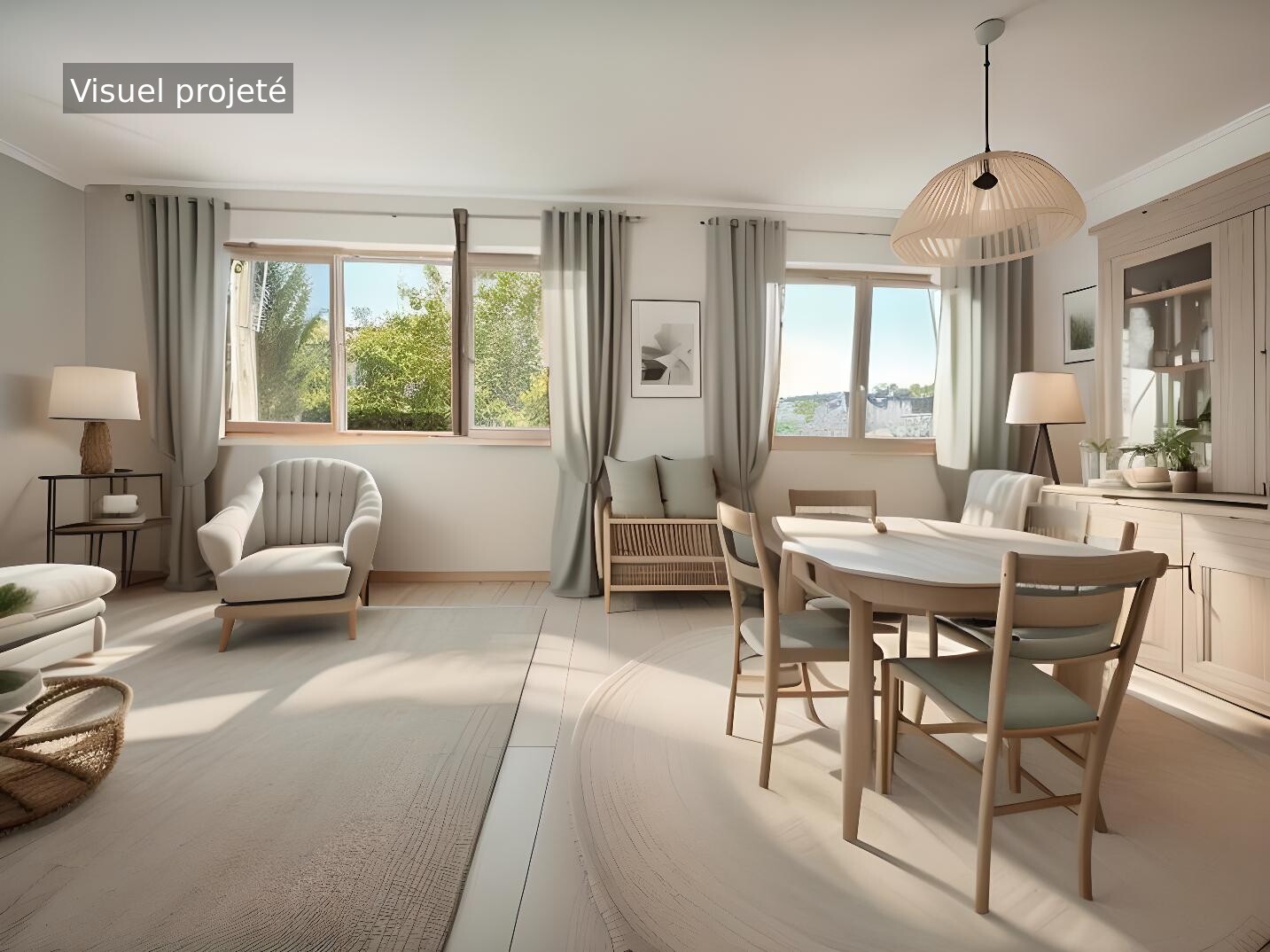 Sèvres - CENTRE-VILLE - Appartement de 3-4 pièces sur la verdure