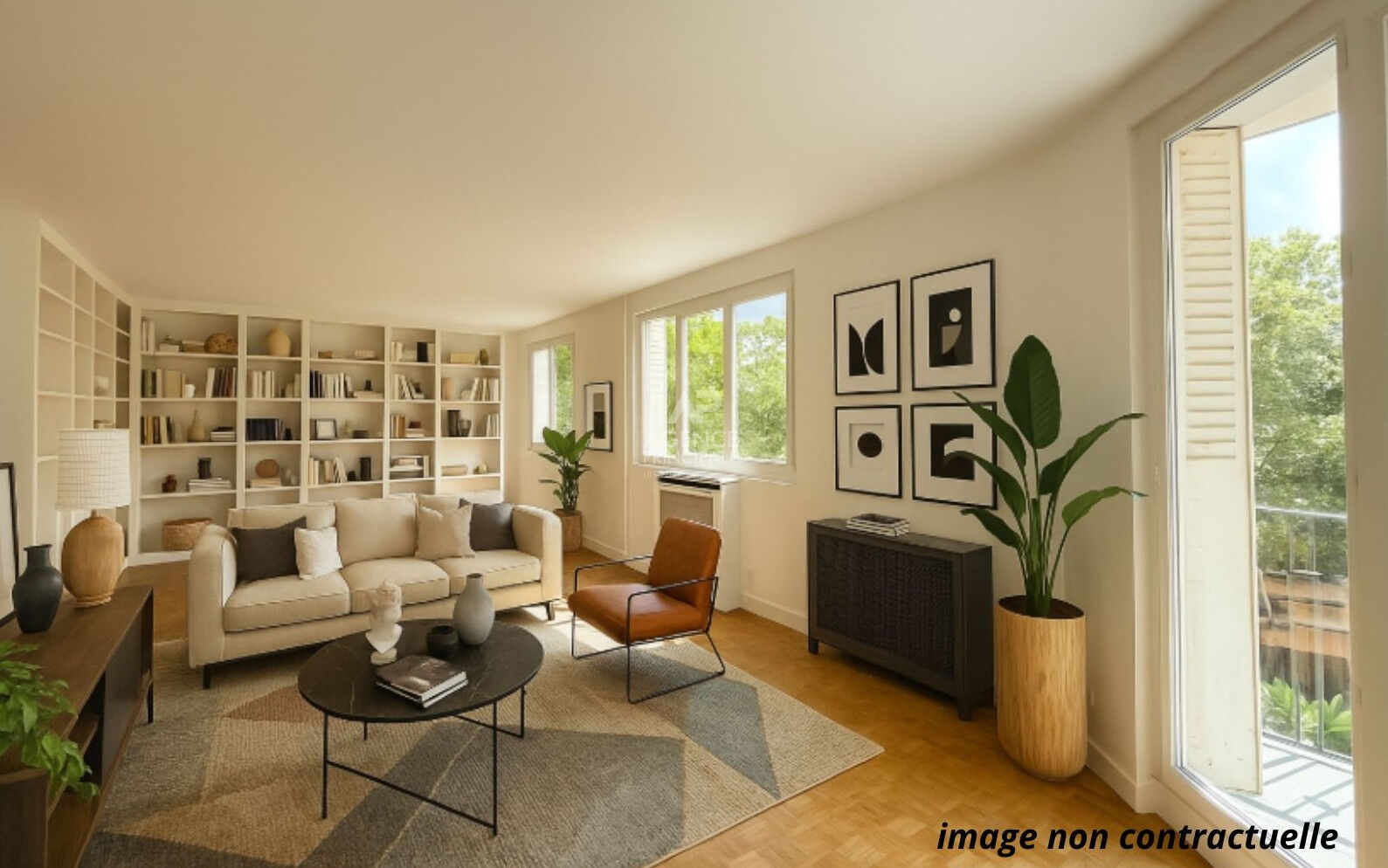 Viroflay - Spacieux 5 pièces traversant, balcon, vue dégagée et box