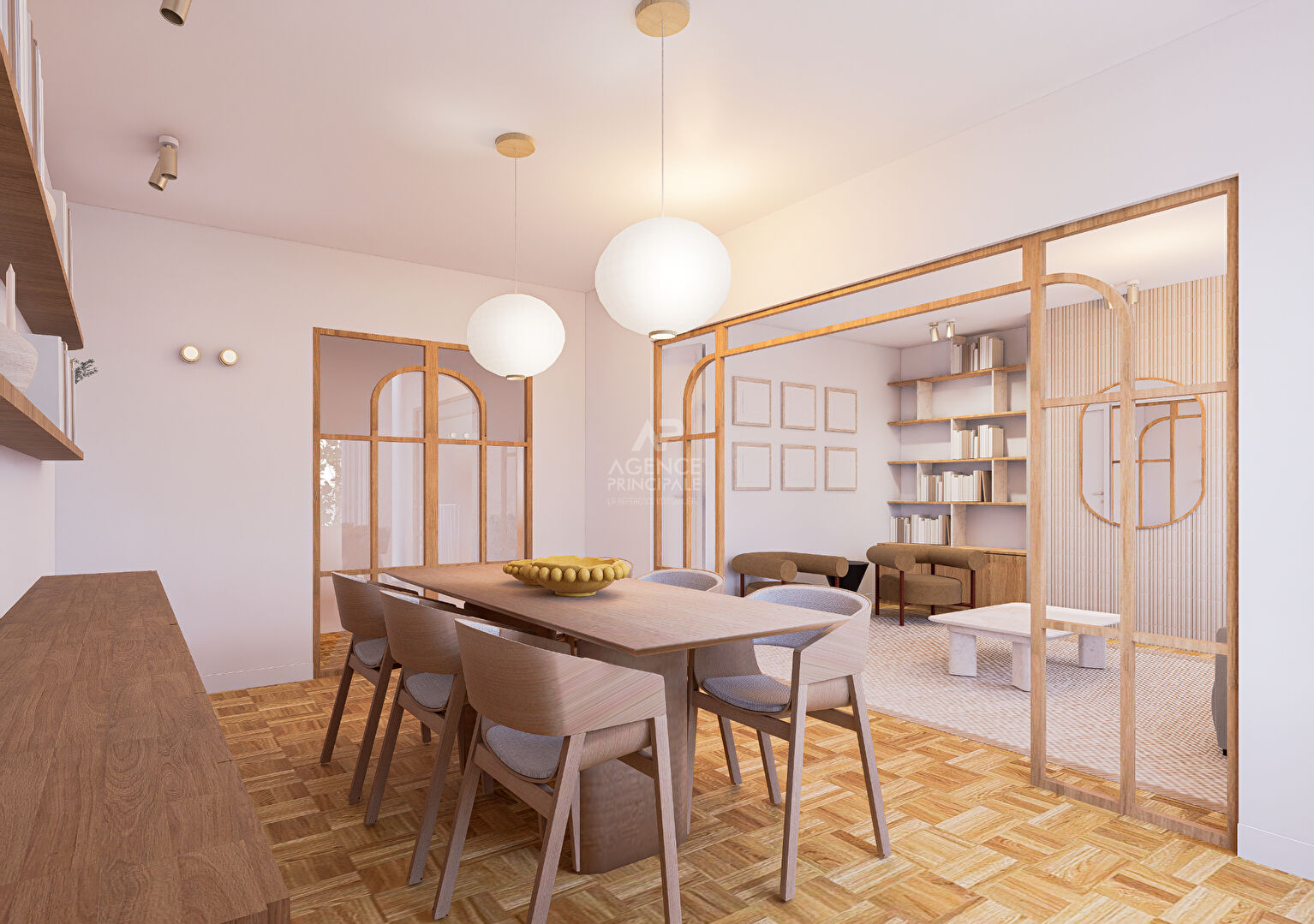 Photo Versailles Avenue de Paris Appartement 6 pièces 131.79 m²  carrez  avec  ascenseur, cave et parking en sous-sol image 3/6