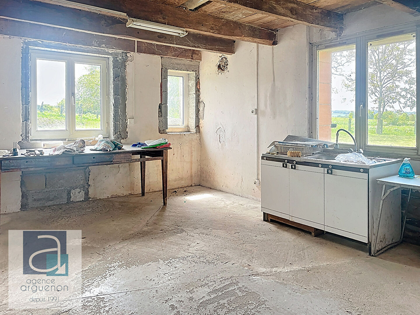 Maison en campagne au calme - Beau potentiel à Caulnes