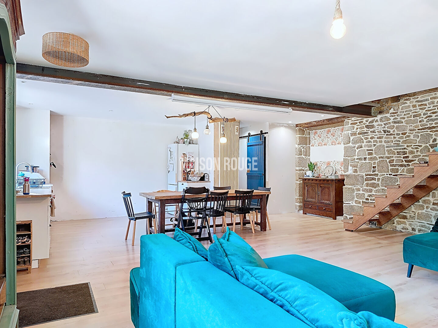 Photo Corps de ferme rénové 6 pièces 4 ch 142 m² terrain 2400 m² Proche Combourg image 5/6