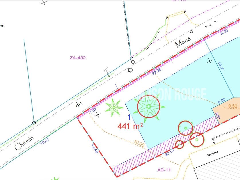 Photo Terrain Saint Armel 441 m2 image 2/3