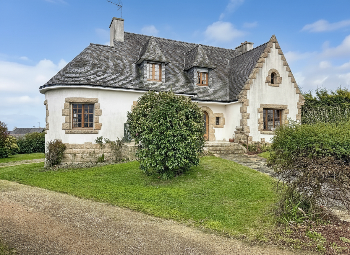 Maison familiale entre plages et campagne, à deux pas des  commerces