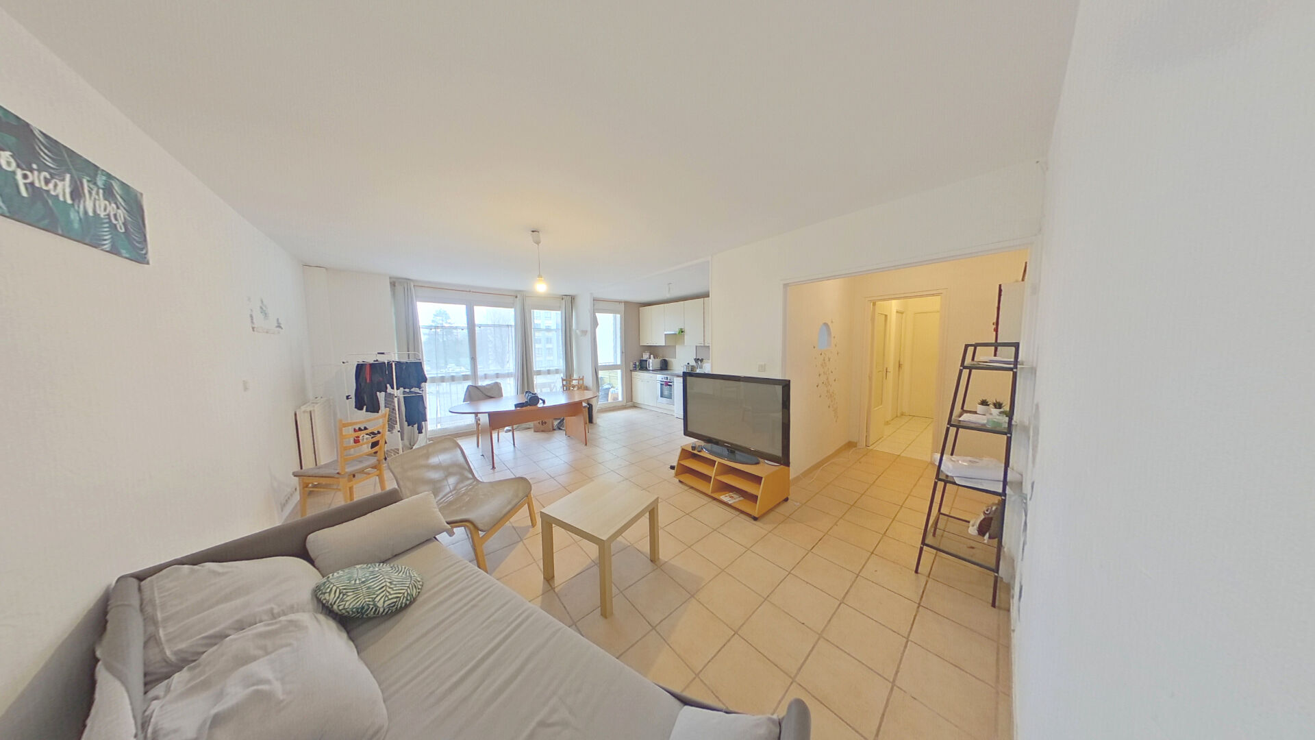 APPARTEMENT T5 A VENDRE BREST BELLEVUE - INVESTISSEMENT LOCATIF - 4 CHAMBRES