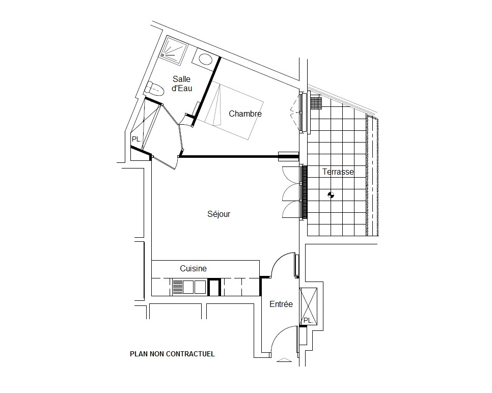 Photo Appartement La Garenne Colombes 2 pièces 43.43 m2 image 2/6