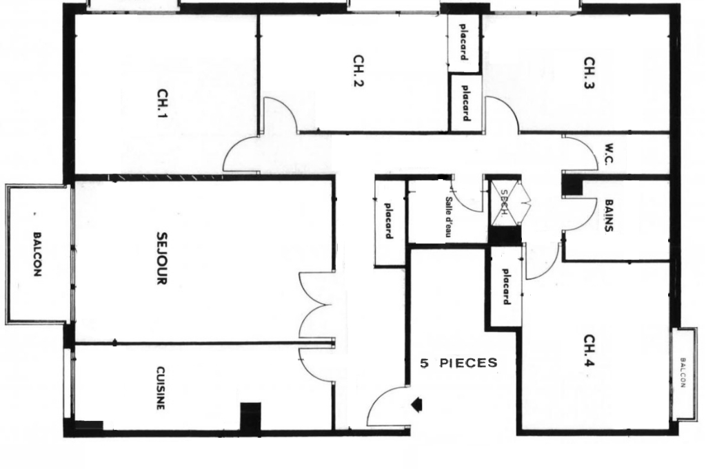 Vente Appartement de 5 pièces 98 m² - COURBEVOIE 92400 | BRACKE IMMOBILIER COURBEVOIE - AR photo2