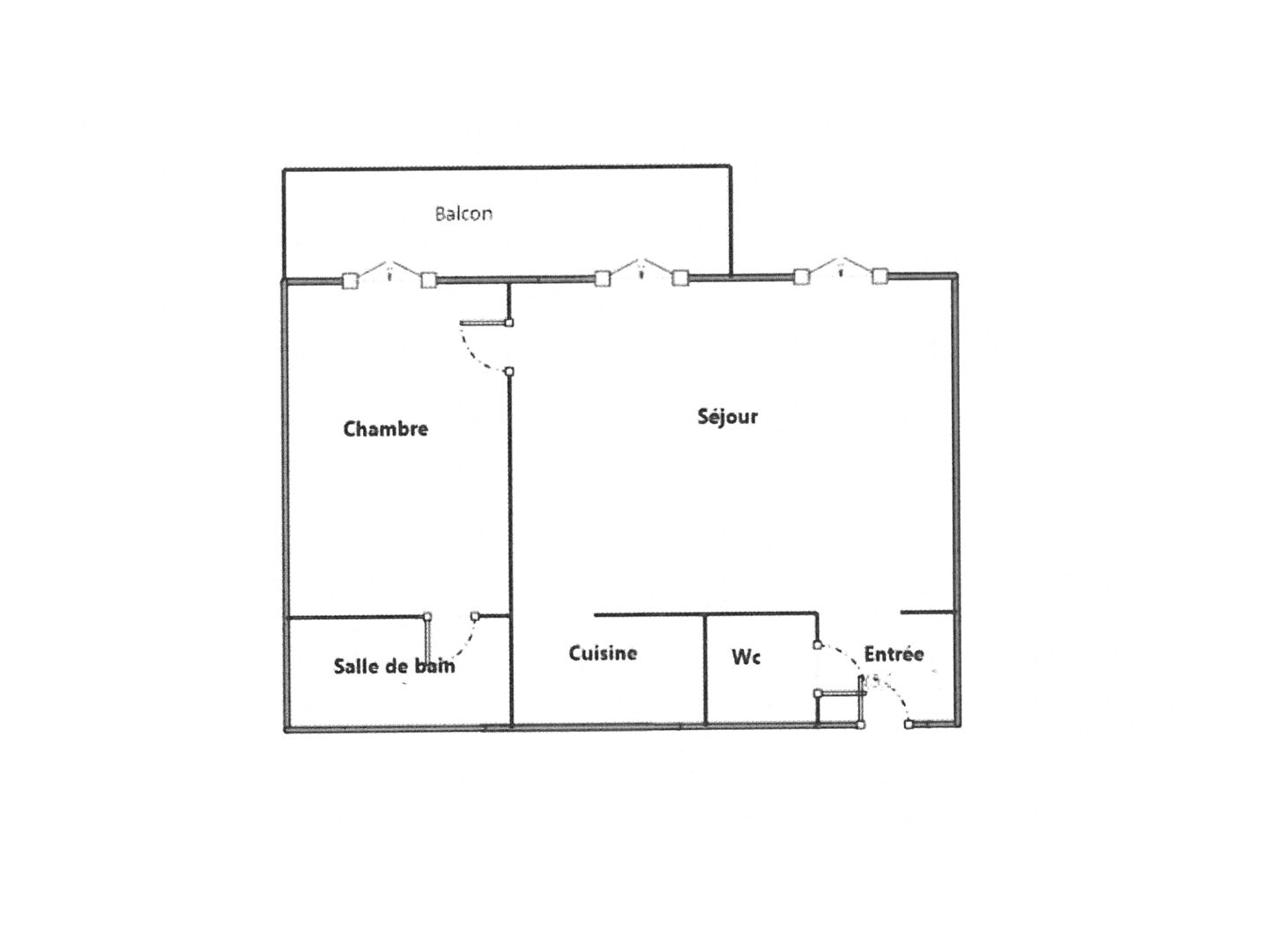 Photo Appartement Courbevoie 2 pièce(s) Becon-les-Bruyeres image 5/6