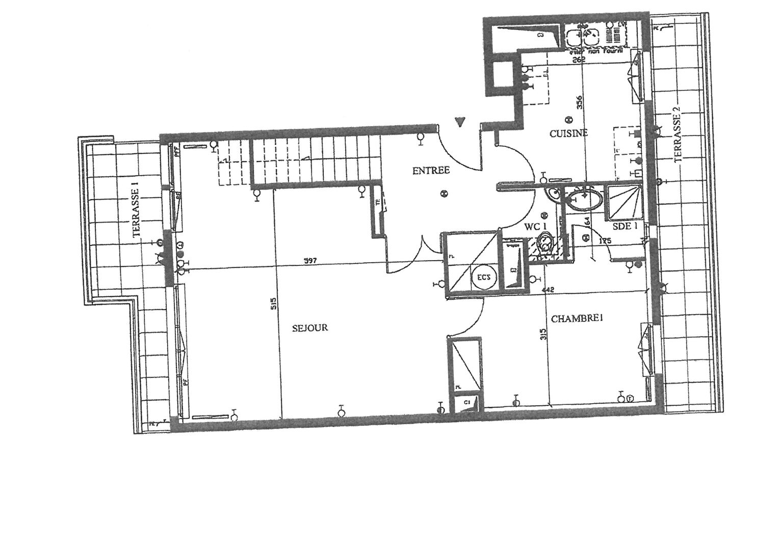 Photo COURBEVOIE GARE - duplex de 5 pièces en dernier étage image 4/6