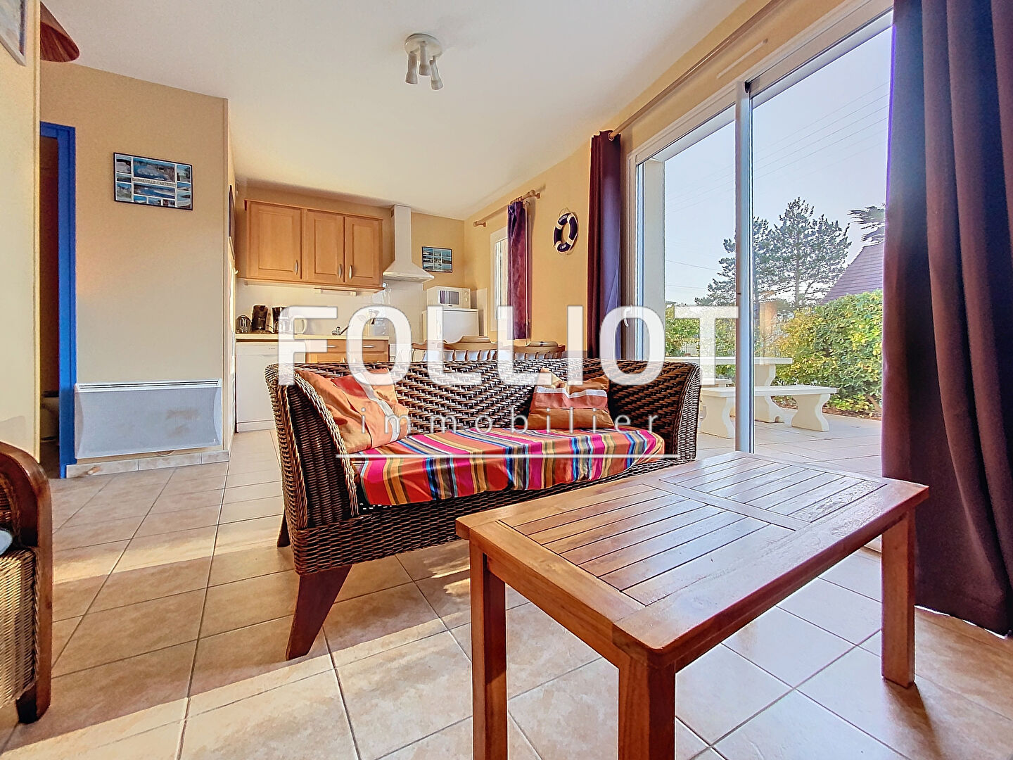 Maison à vendre à Barneville PLAGE MAISON 2 P AVEC EXTÉRIEUR- Référence 1204
