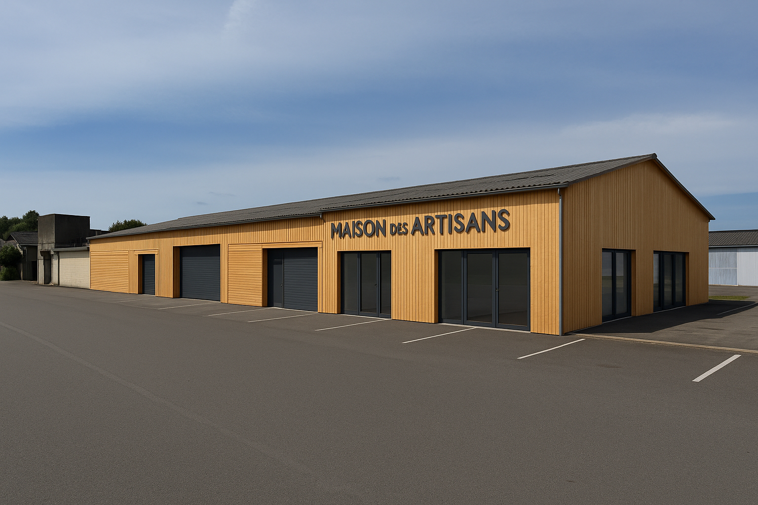 Photo À VENDRE - Bâtiment industriel de 1 100 m² divisible à fort potentiel - ZA St-Lô image 2/6