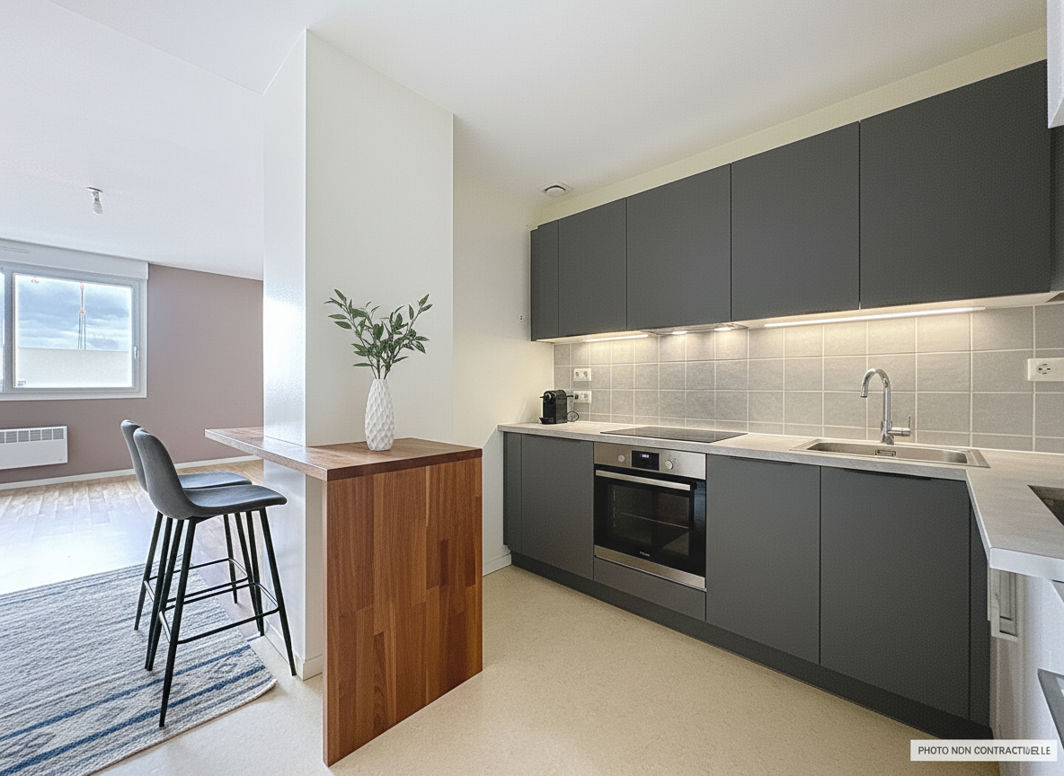 Photo Appartement Donville Les Bains 2 pièce(s) 52.80 m2 image 2/6