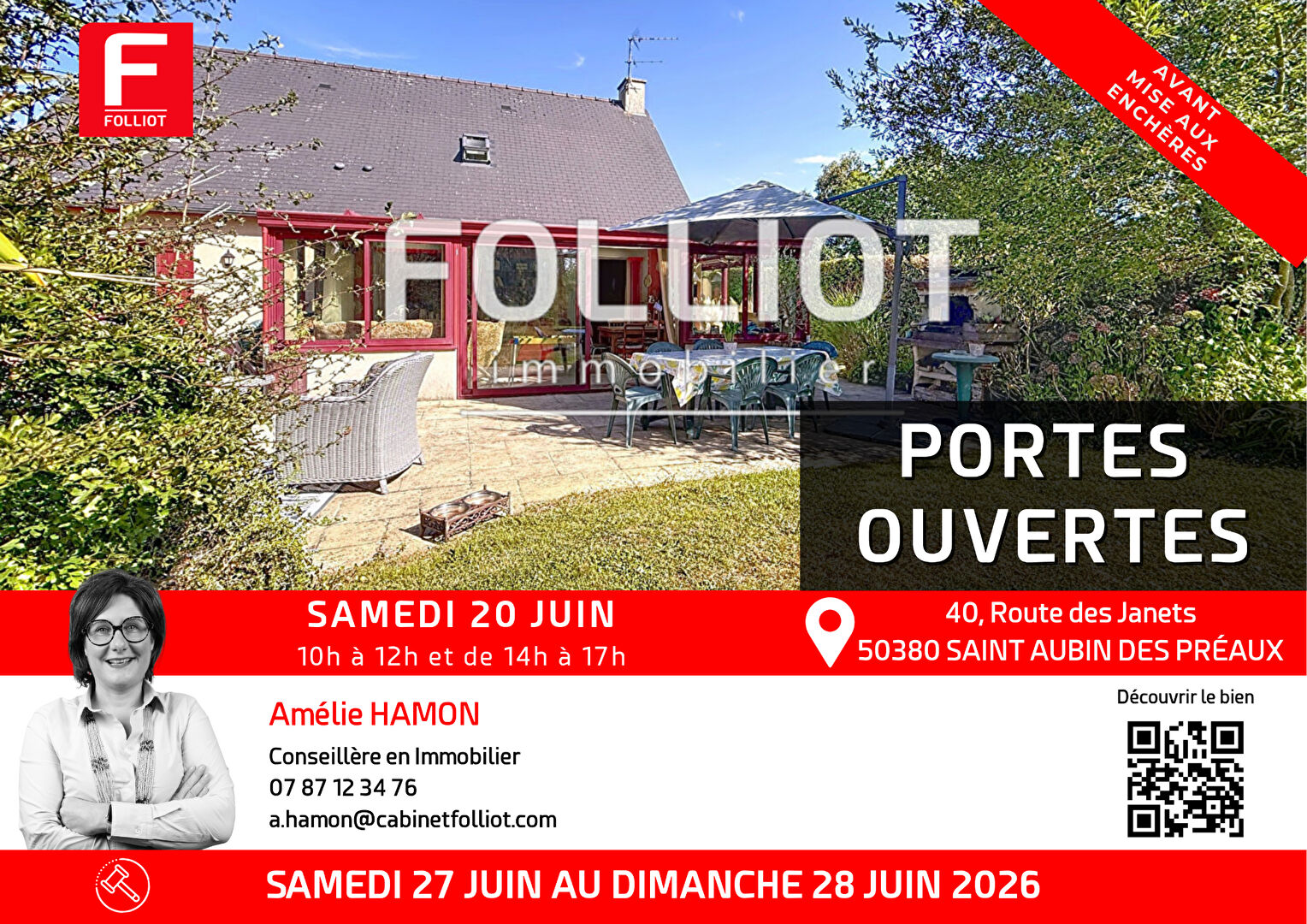 Agence immobilière de CABINET FOLLIOT - ST PAIR SUR MER
