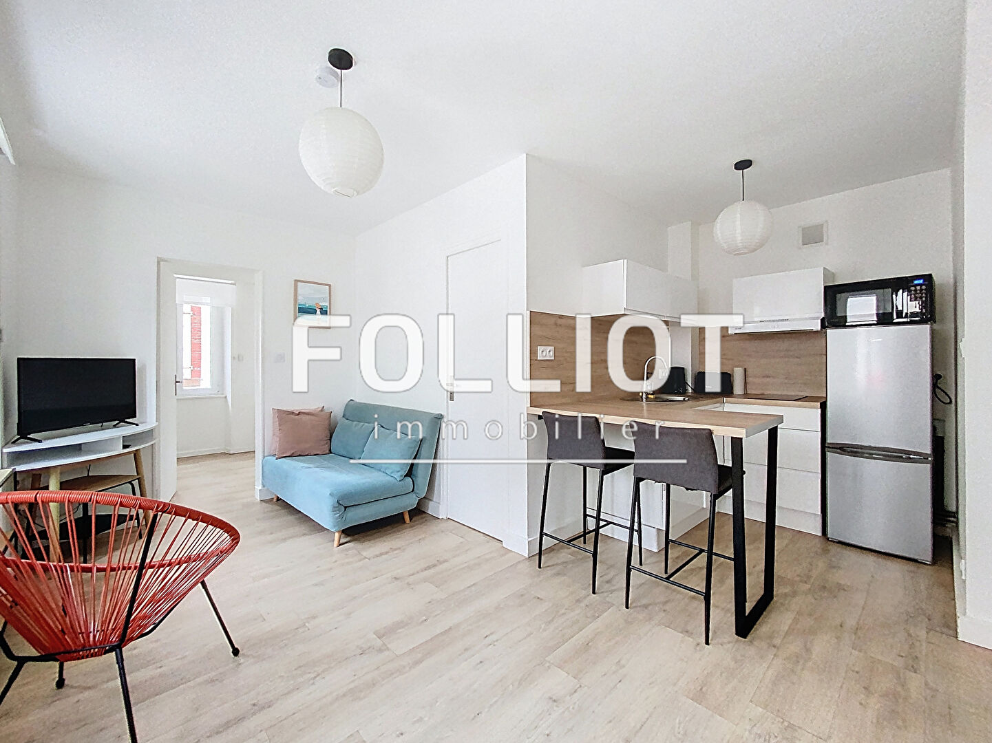 A LOUER Appartement quartier Saint Paul GRANVILLE 2 pièces 29.35 m2