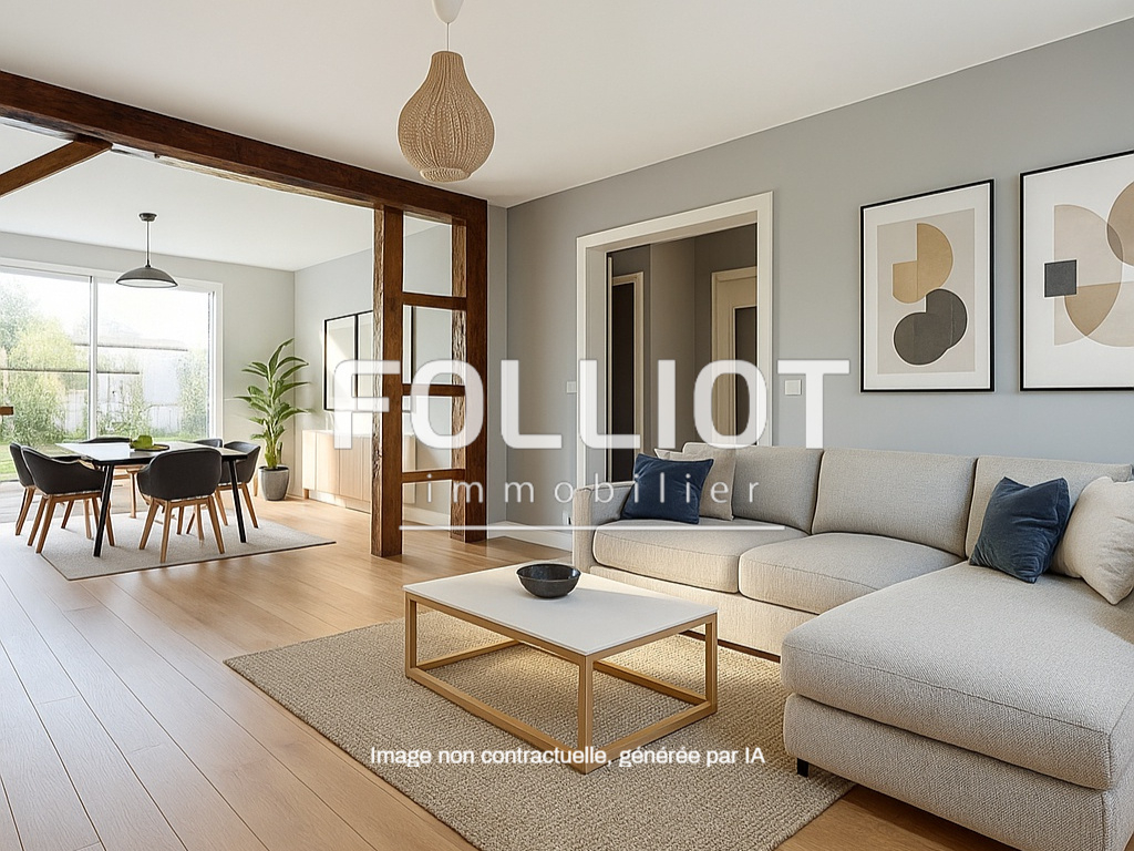 A VENDRE - Maison mitoyenne de 90 m2 à Colombelles