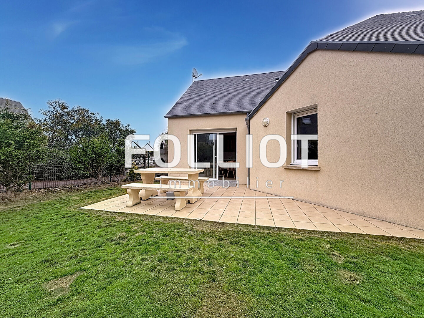 A Vendre Maison de plain pied à BARNEVILLE Plage à seulement 100 m de la mer