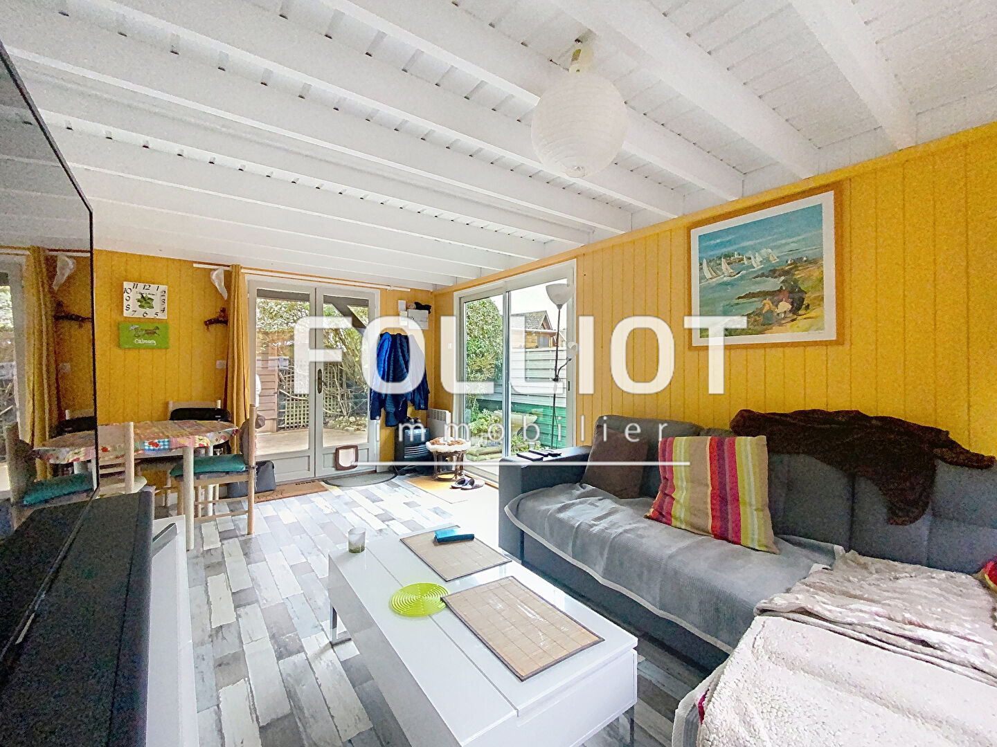 A vendre Chalet en bois 3 pièces dans résidence avec Piscine sur Cabourg