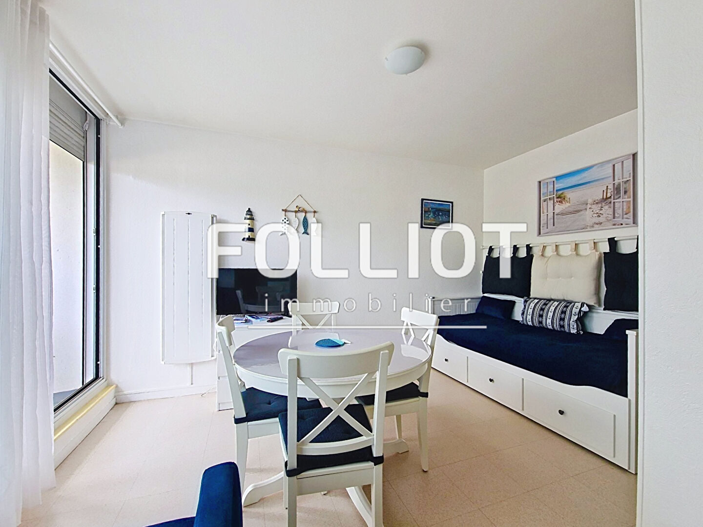 Appartement  T1 meublé - 22m2 - Luc Sur Mer