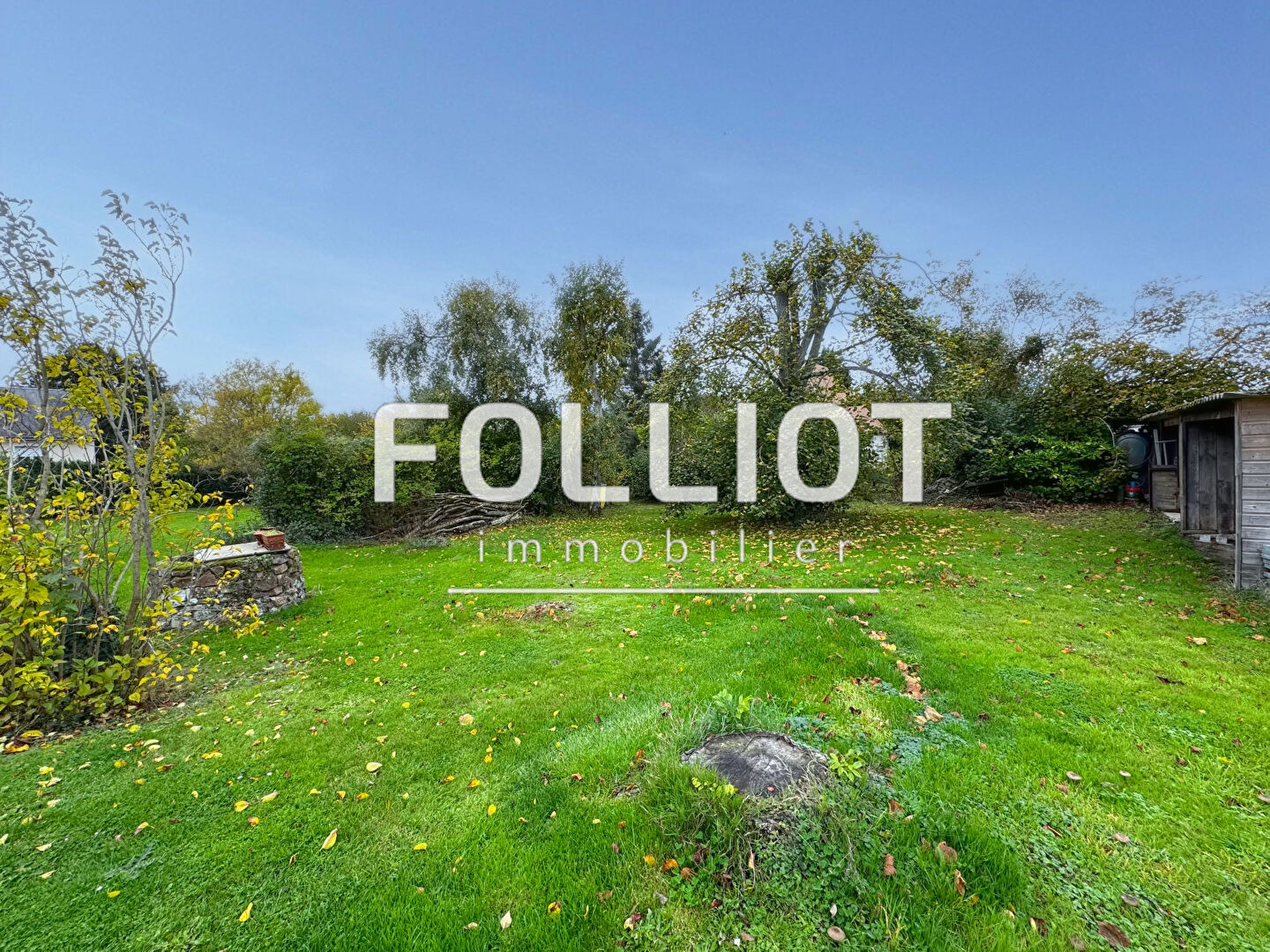 Photo RARE ! Grand Terrain Constructible de 1000 m² à Mouen - 12 min de Caen - Hors Lotissement image 1/3