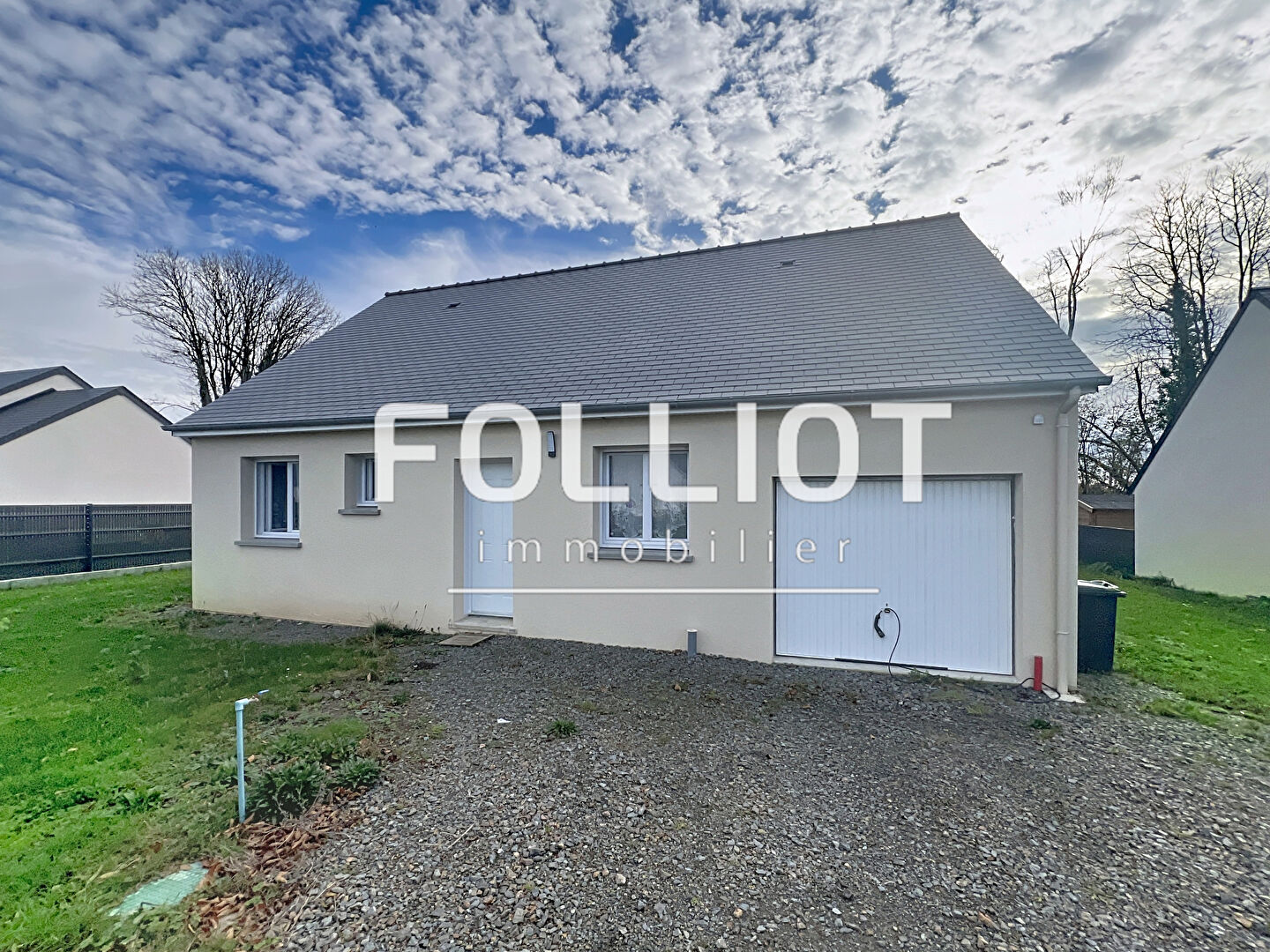 Maison neuve de plain-pied Gratot 5 pièce(s) 76 m2 A VENDRE 50200