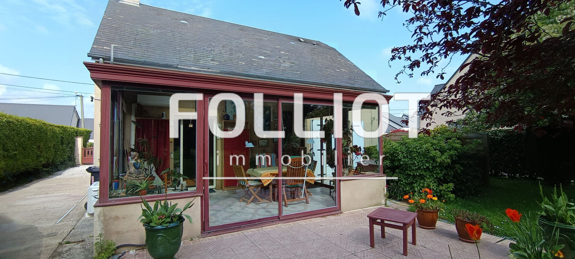 Pavillon de  114m² avec vie de plain-pied, centre ville de  Sainte Mère Eglise