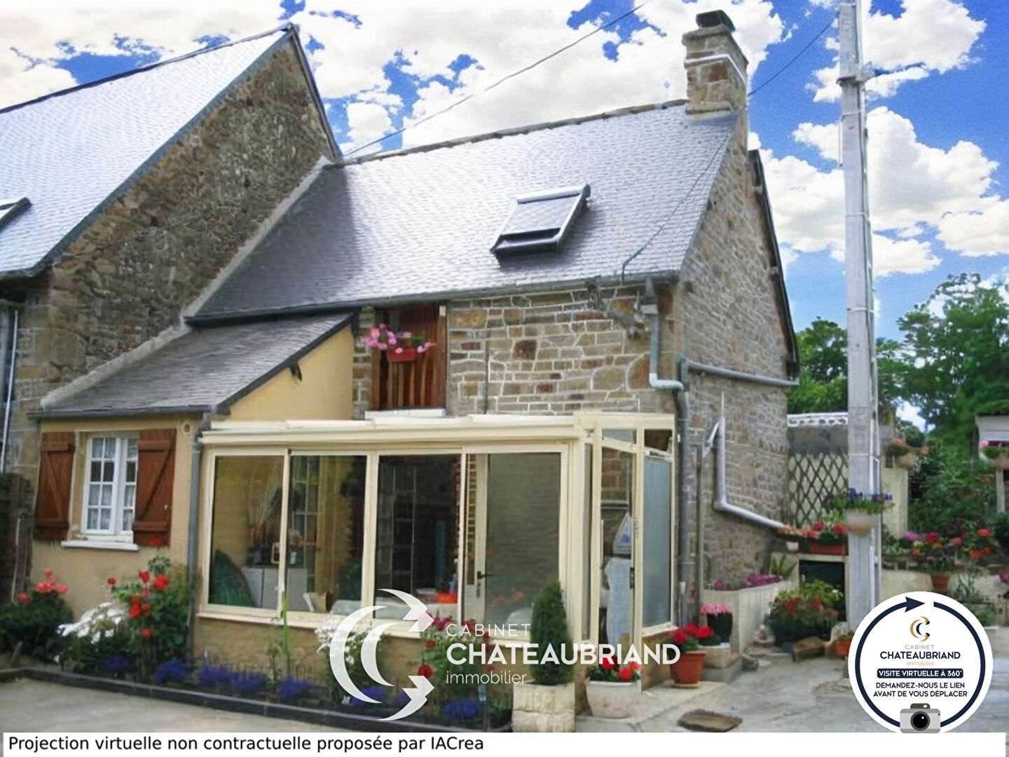 Maison en pierre 5 Min Sens de Bretagne - 4 pièce(s) - 65.00 m2