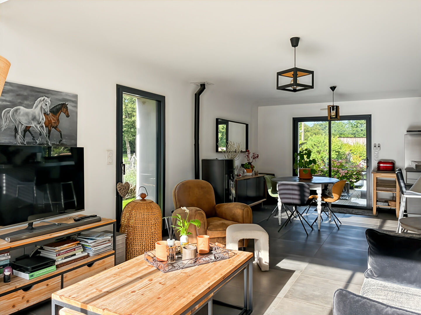 Photo Maison, 4 chambres, 142 m² , idéal chevaux, Thorigné Fouillard sur terrain de 11 929 m² image 4/6