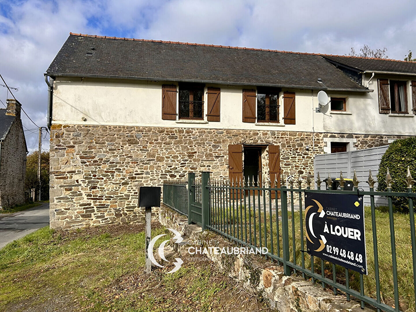 A LOUER - BAGUER MORVAN - MAISON - T4 - 65.23 m² - TERRAIN CLOS