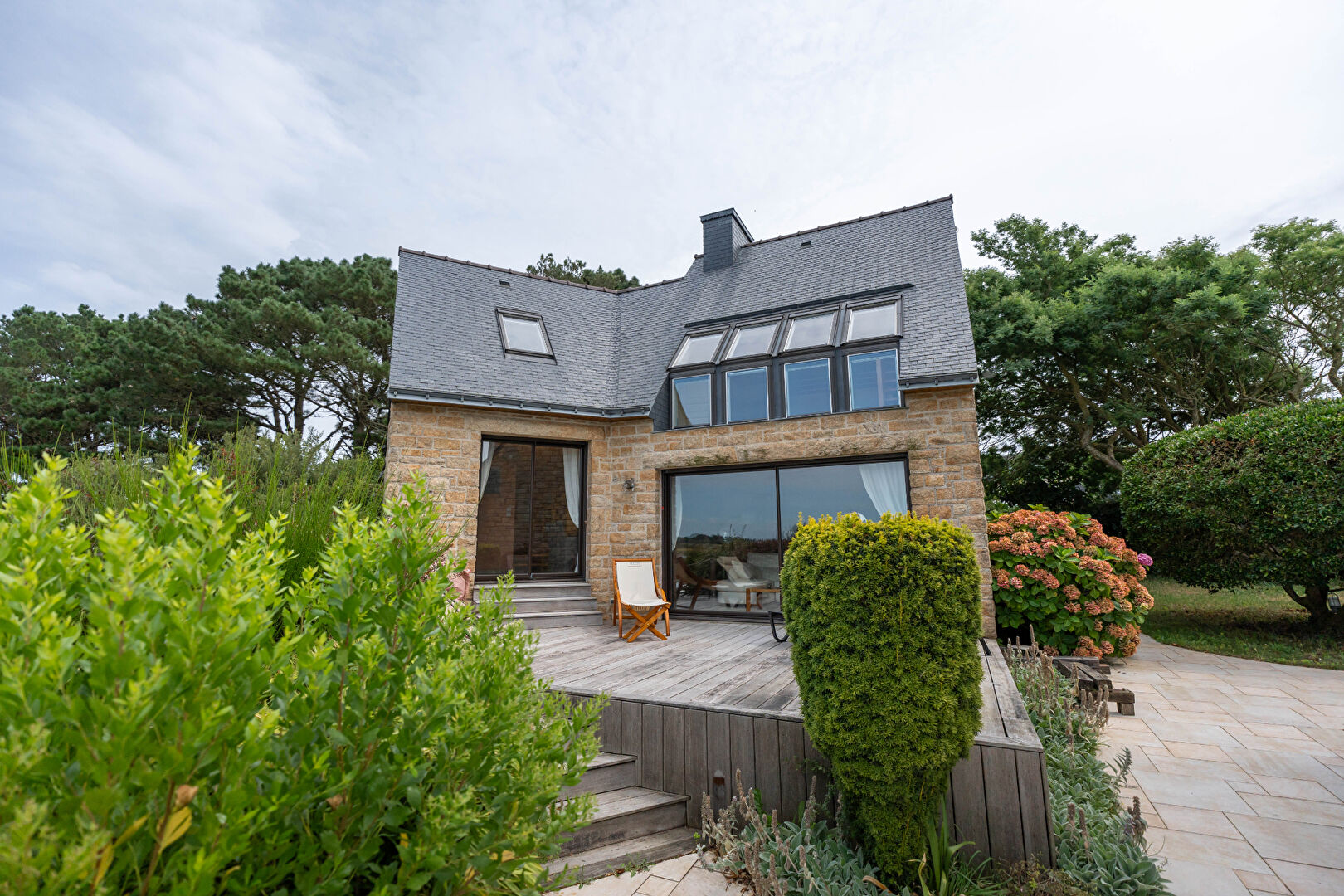 Photo VENTE DEUX MAISONS D'EXCEPTION PEN LAN BILLIERS - VUE MER image 3/6