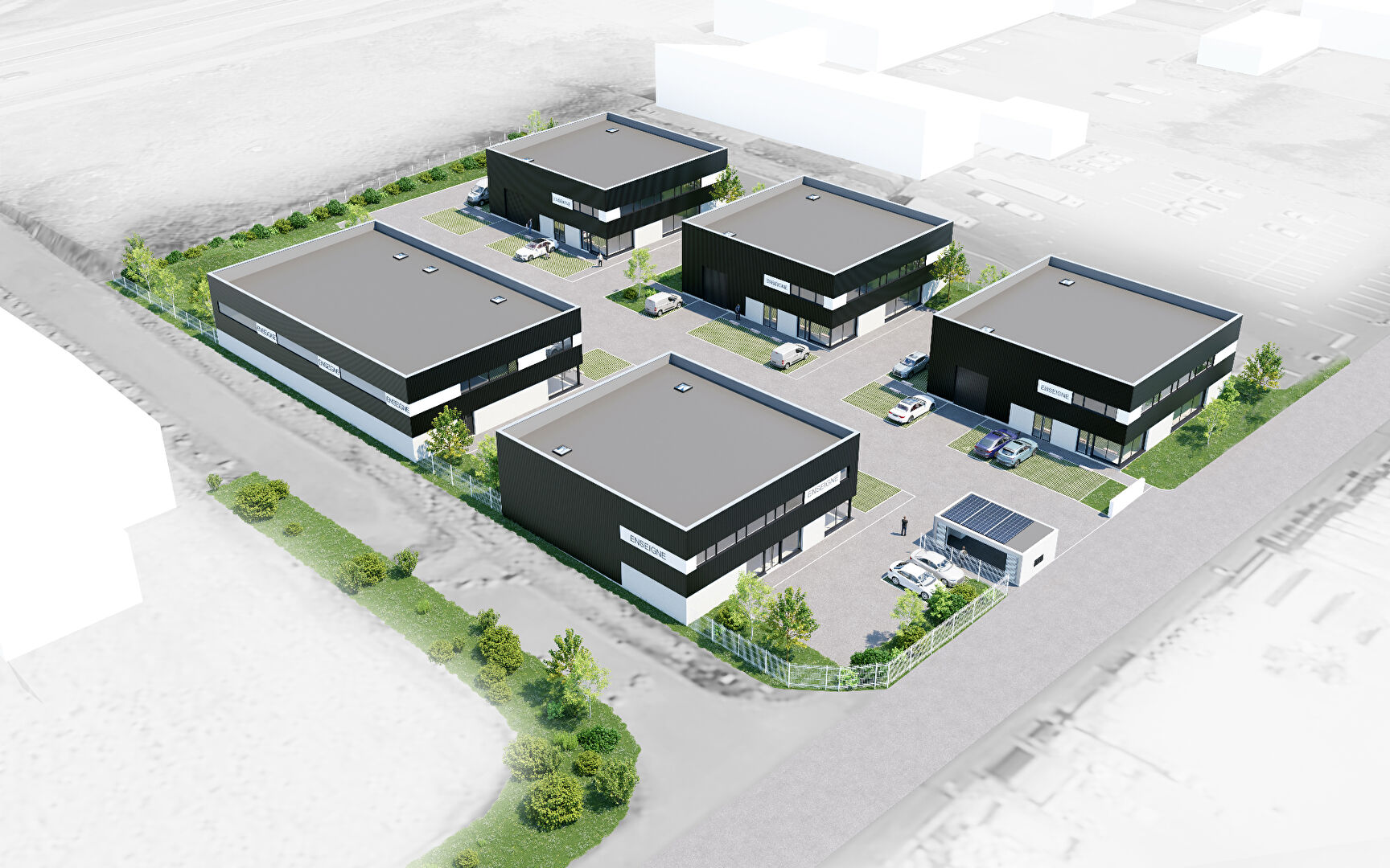 Visuel 33 de l'annonce : Cellule 3 - Local d'activité/artisanal/industriel Gouesnou 257 m2