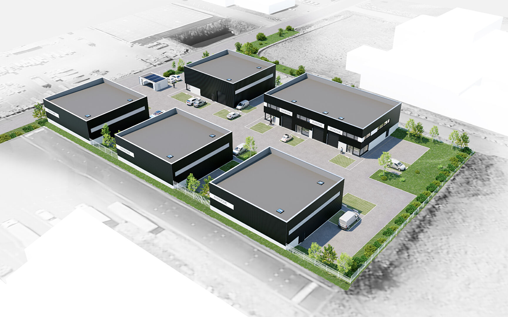 Visuel 36 de l'annonce : Cellule 6 - Local d'activité/artisanal/industriel Gouesnou 474 m2