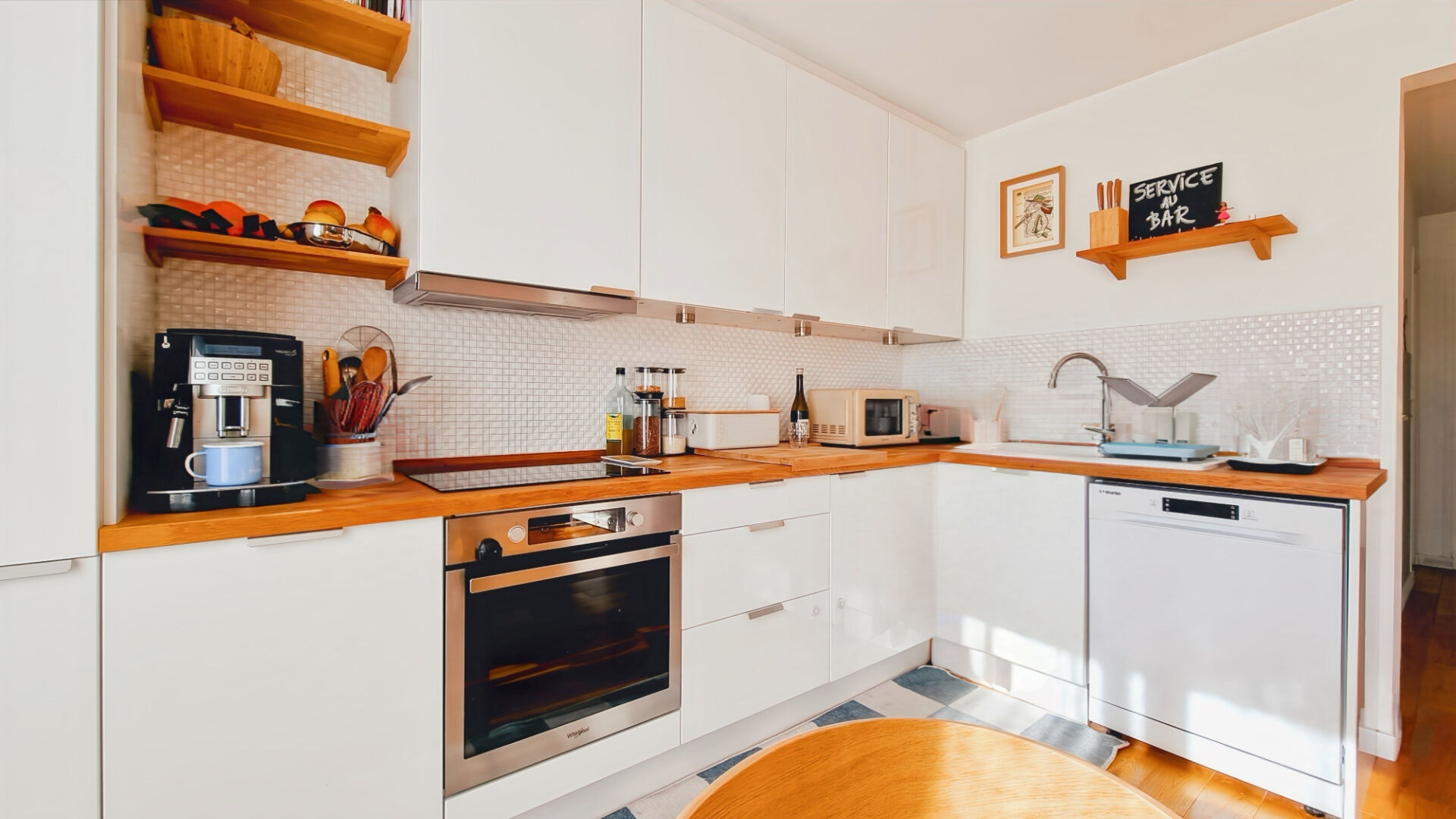 Photo Appartement 3 pièces rénové avec balcon, cave et patking  - Au coeur de Montreuil image 3/6