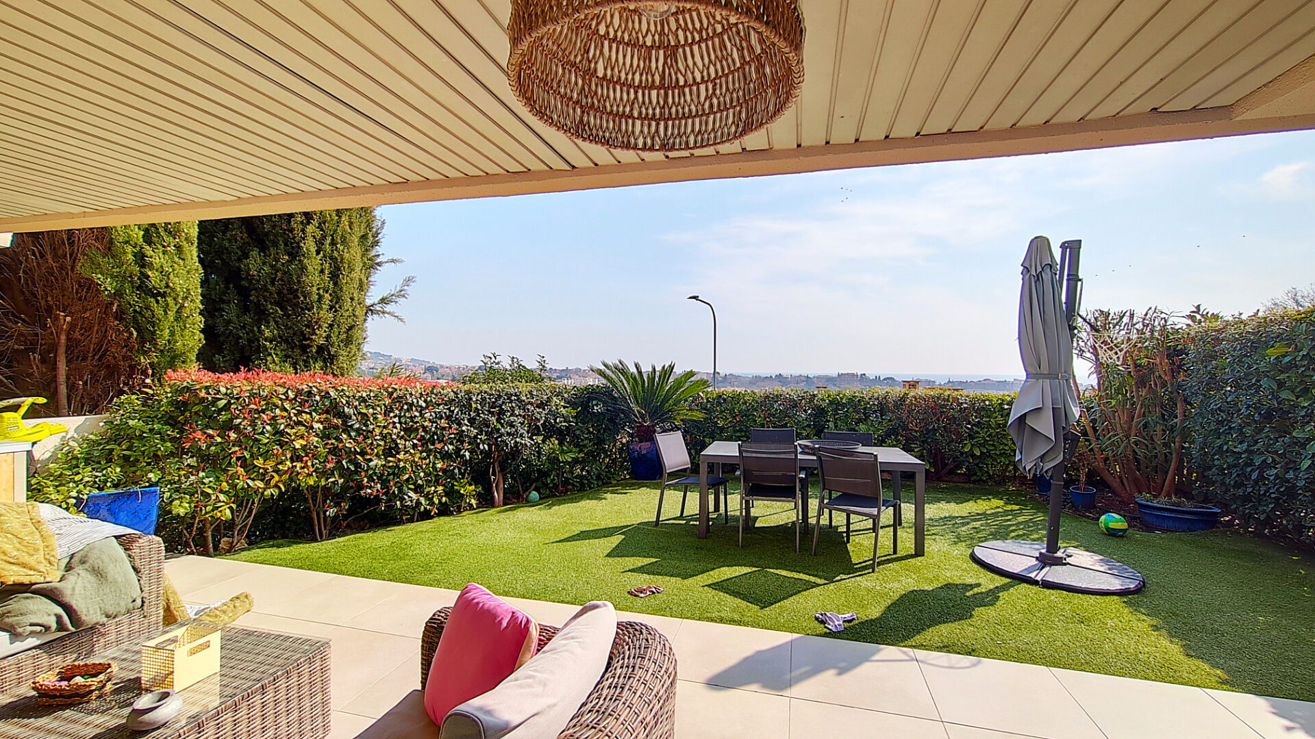 Appartement vue mer Cagnes-sur-Mer  4 pièces coup de coeur