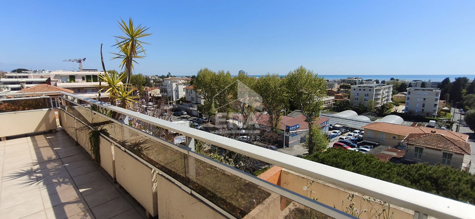 À vendre - Superbe duplex 3 pièces de 74 m²  - Dernier étage - Vue mer - Les Vespins / Cros de Cagnes