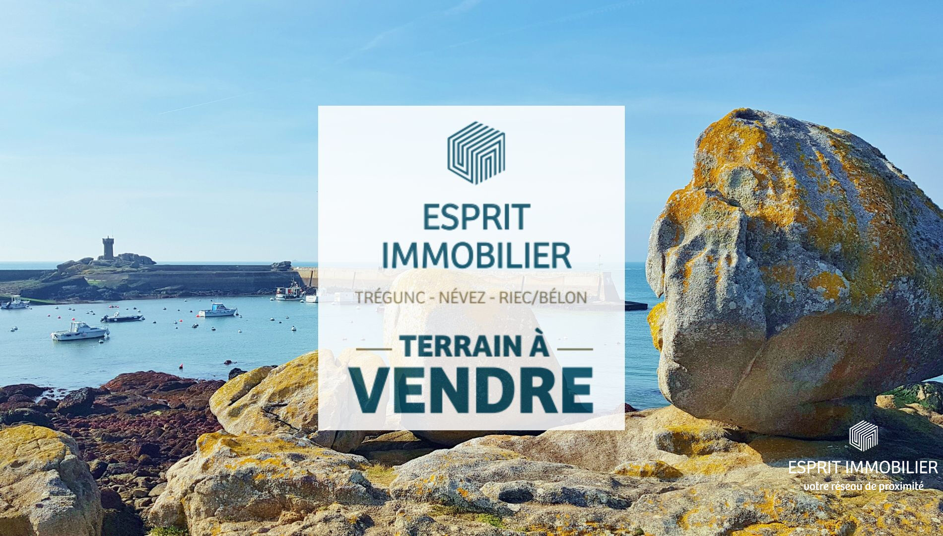 Trégunc - Trévignon, terrain proche mer