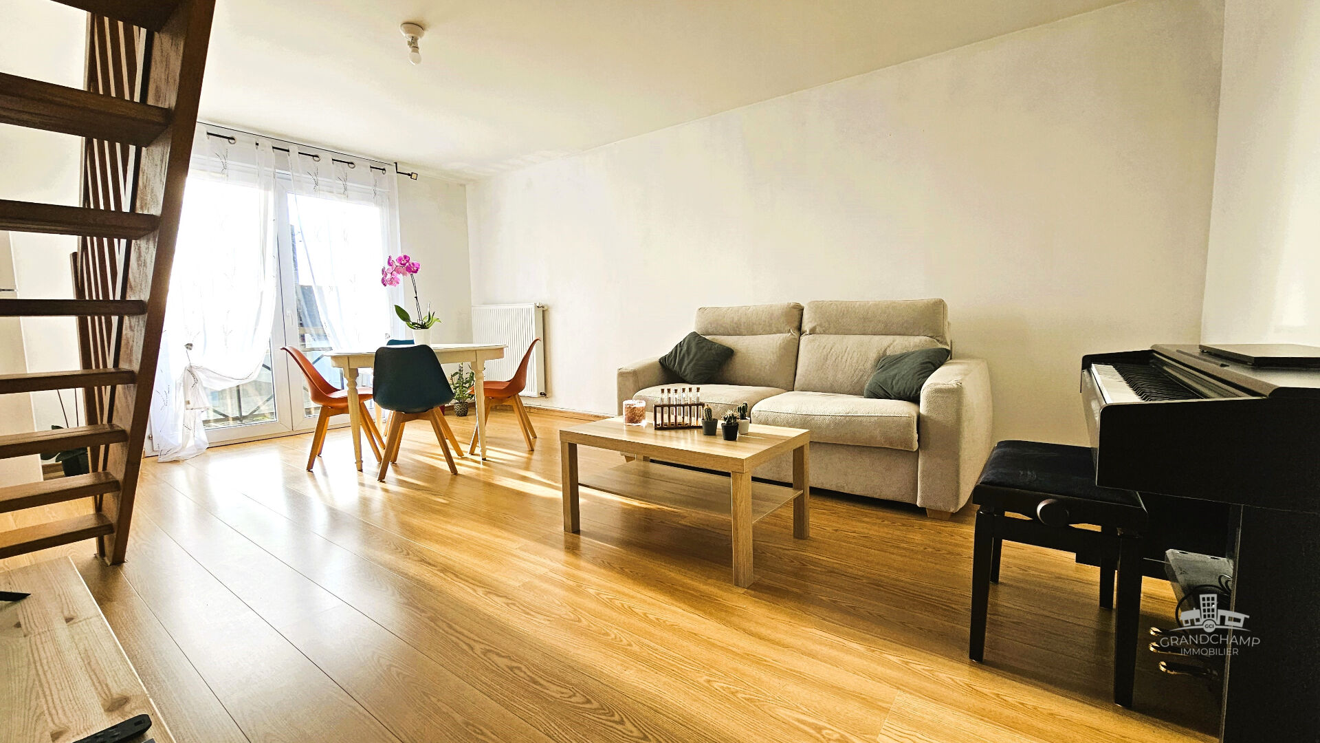 Photo Appartement avec balcon en duplex 2 chambres  + garage à NANTES HALUCHERE image 6/6