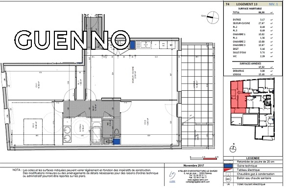 Appartement T4 à Rennes