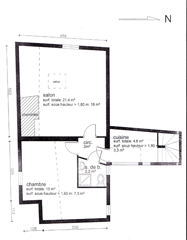 Appartement T2 à Rennes