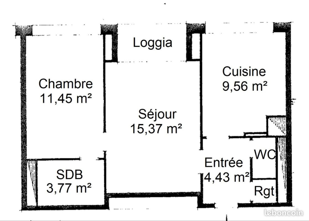 Appartement T2 à Rennes