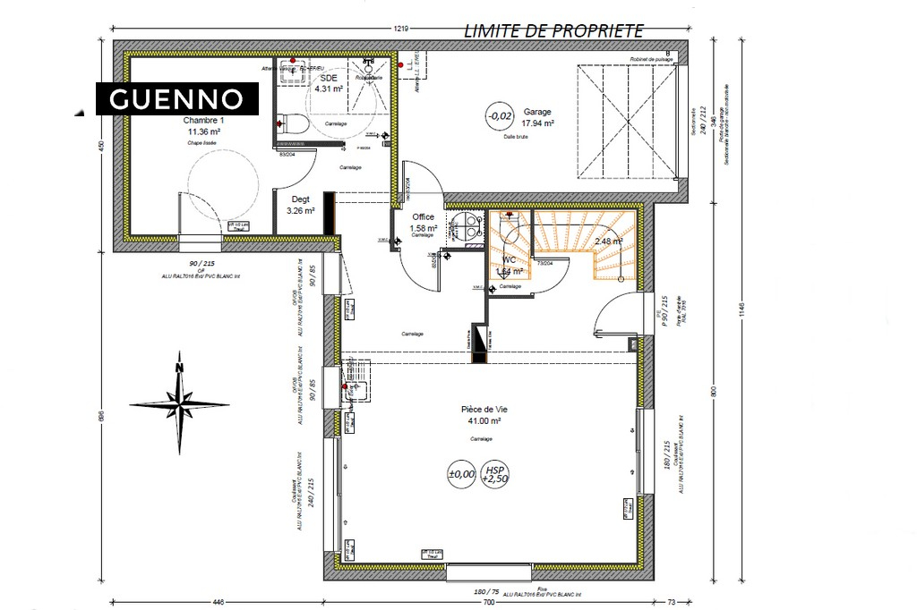 Maison T5 à Montfort sur meu