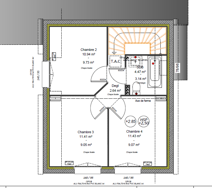 Maison T5 à Montfort sur meu